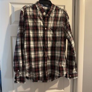 Classic Plaid Button-Down Shirt